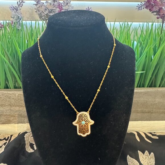 - BRENDA MINIMAL STATMENT NECKLACE - Picture 6 of 6